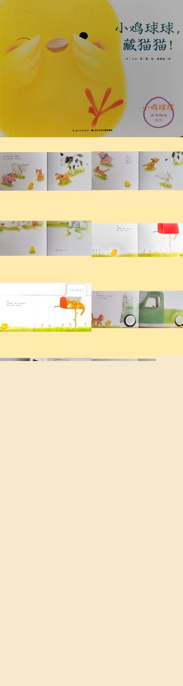 小班语言小鸡球球藏猫猫课件（共同欣赏）.jpg