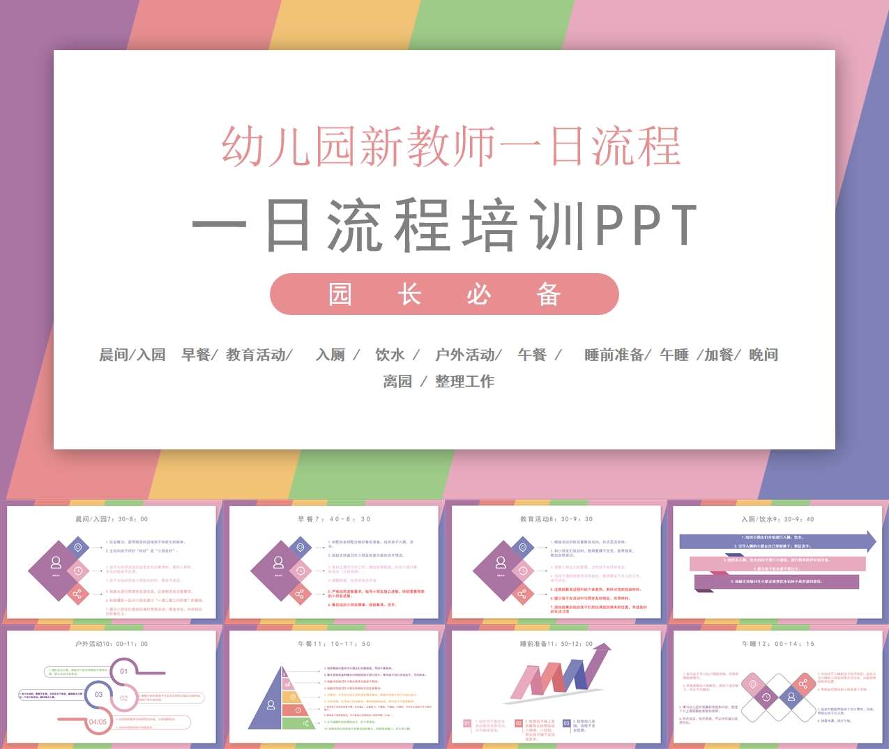 新教师入职一日流程培训PPT