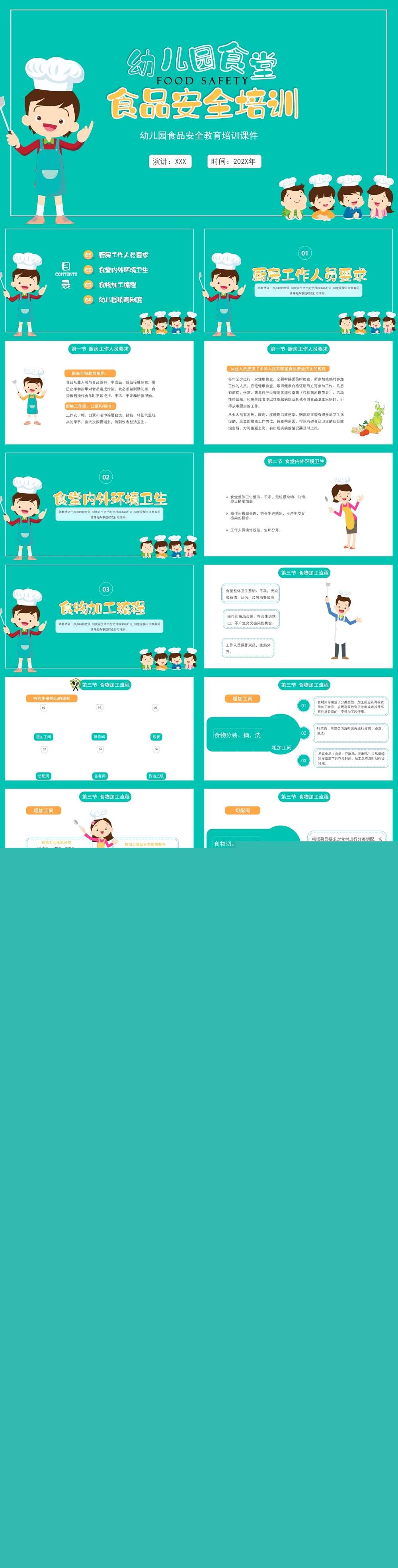 清新幼儿园食品安全教育培训课件PPT.jpg