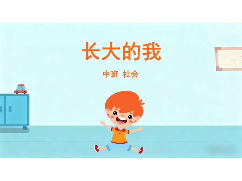 中班社会领域《长大的我》PPT课件+教案