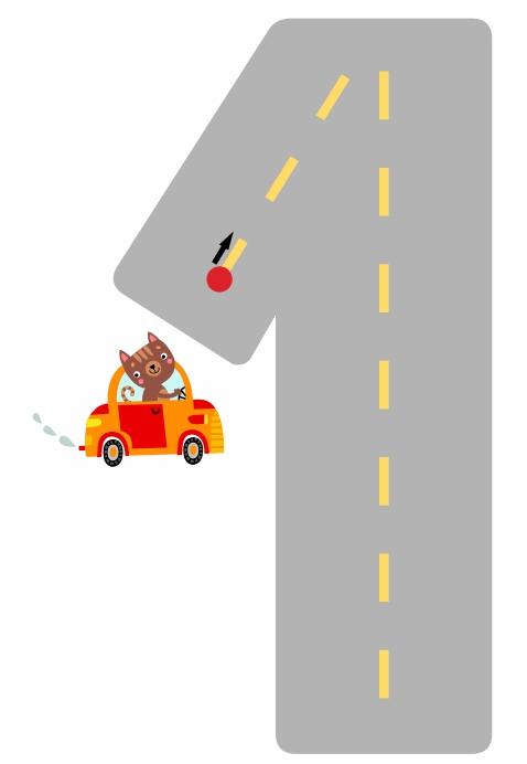 10页打包！1-10数字轨道，幼儿数感培养，数字游戏，电子版PDF打印【超高质量】