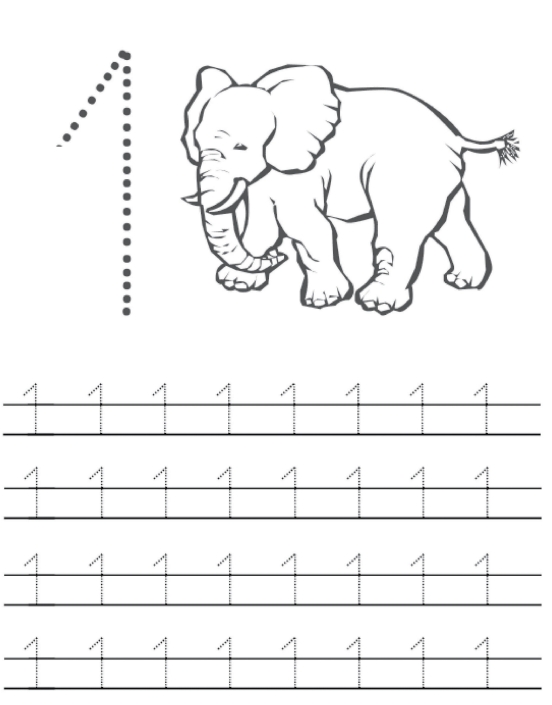 10页打包！数字1-10书写练习，电子版PDF可打印【超高质量】