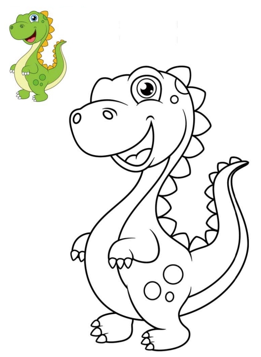 12页打包！恐龙填色画，电子版PDF可打印【超高质量】