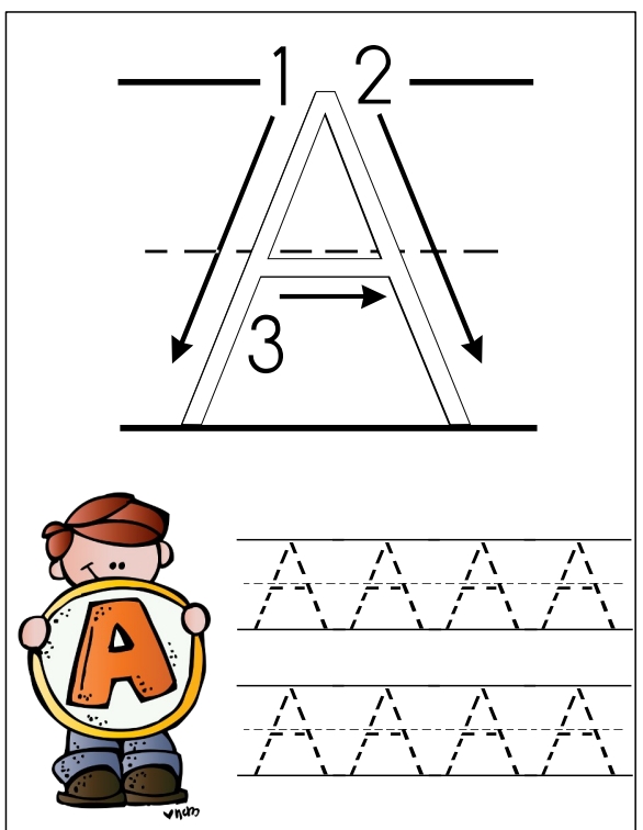26页打包！26个英文字母描红，电子版PDF可打印【超高质量】