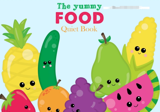 16页打包！Food-Quiet-Book  亲子安静书游戏教材 英语启蒙读物 英文安静书系列教材，电子版PDF可打印【超高质量】