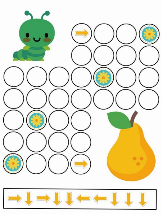 6页打包！按照箭头指示的方向绘制走出迷宫的路线， 逻辑迷宫，电子版PDF可打印【超高质量】