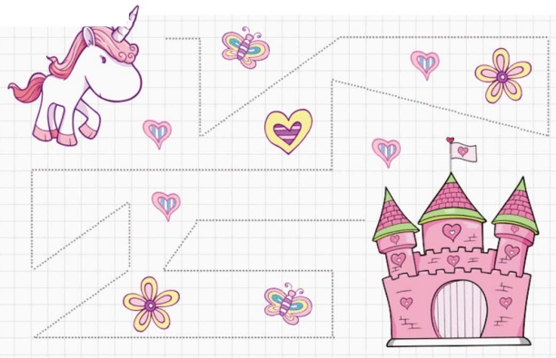 15页打包！图形曲线绘制练习图册11  亲子控笔描红线条图形认知游戏，电子版PDF可打印【超高质量】