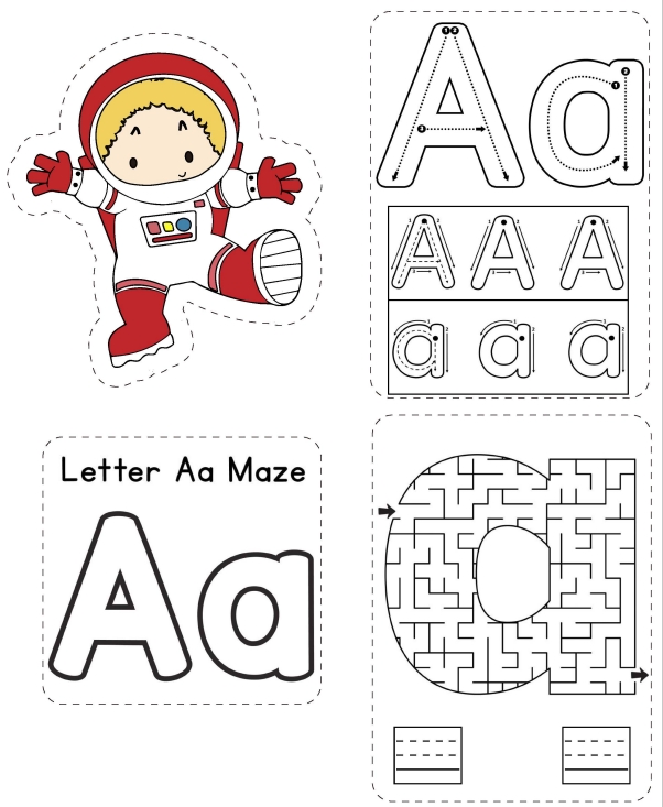 78页打包！26个英文字母迷宫，幼儿英语启蒙  亲子英语启蒙教育 英文描红，电子版PDF可打印【超高质量】