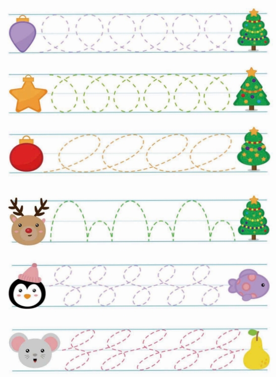 43页打包！图形绘制+数字书写练习图册， 亲子精细控笔游戏，电子版PDF可打印【超高质量】