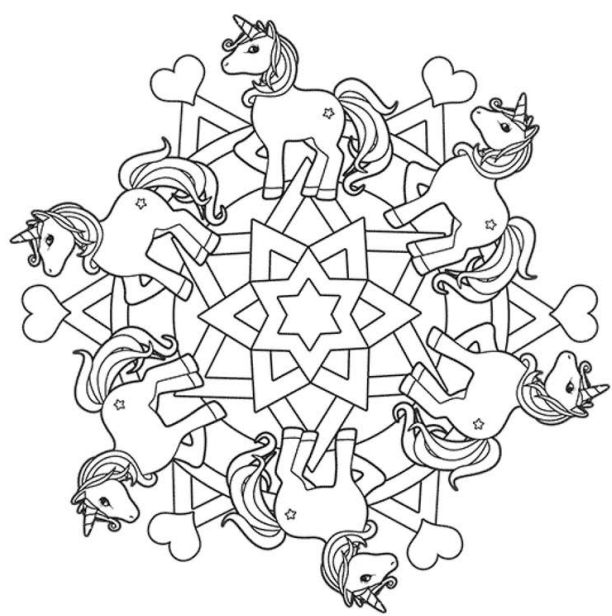 12页打包！曼陀罗填色彩绘图册，电子版PDF可打印【超高质量】