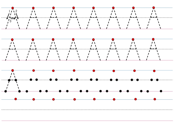 52页打包！26个英文字母大小写如何一步步书写，这里教给你如何写的漂亮，亲子英语启蒙教育 英文描红，电子版PDF打印【超高质量】