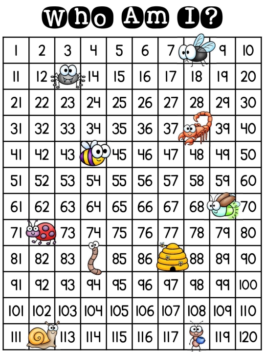 10页打包！百数板桌游之Who am I   亲子数学游戏 数字启蒙教材，电子版PDF打印【超高质量】
