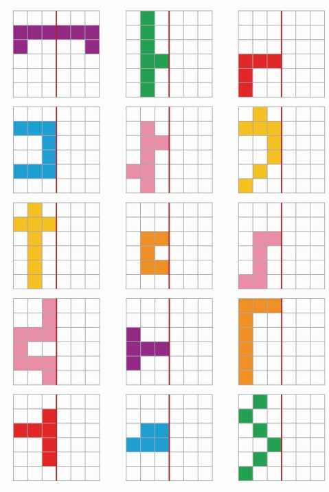 5页打包！对称的绘制，电子版PDF打印【超高质量】