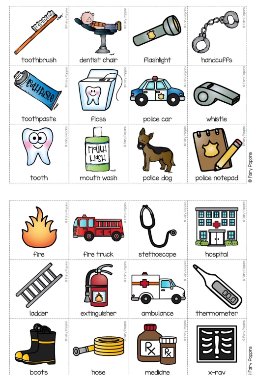 6页打包！Community-Helper-Sort  亲子安静书游戏教材，电子版PDF可打印【超高质量】