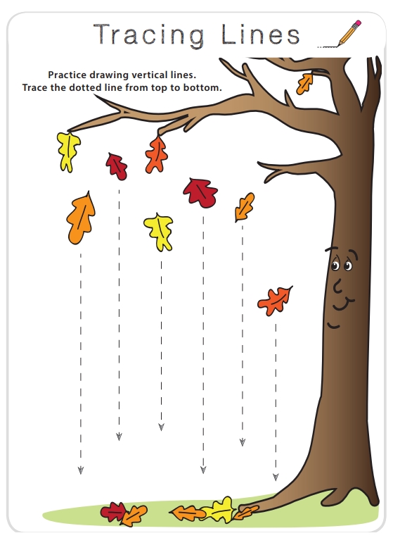 16页打包！tracing lines 线条控笔练习， 亲子控笔描红线条图形认知游戏，电子版PDF可打印【超高质量】