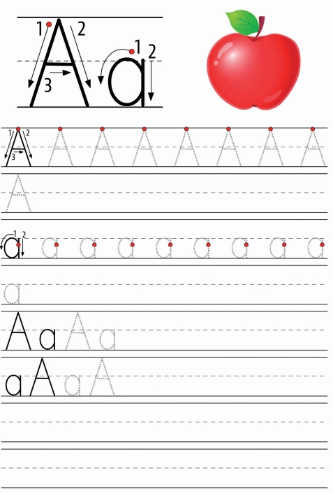 26页打包！26个大小写字母书写练习   亲子英语启蒙教育 英文描红，电子版PDF打印【超高质量】