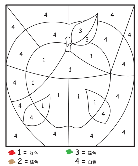 3页打包！三幅数字填色画，电子版PDF可打印【超高质量】
