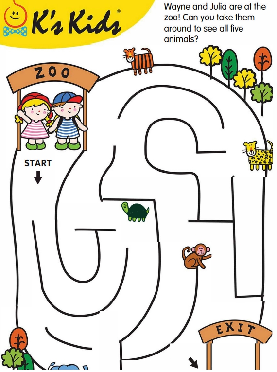 5页打包！maze-L2 KSKIDS立体迷宫 立体迷宫 亲子游戏，电子版PDF可打印【超高质量】