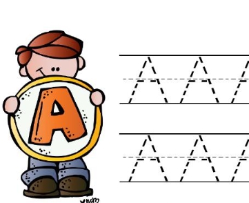 26个英文字母书写带正规笔顺，彩色卡通（图）【精编整理版】