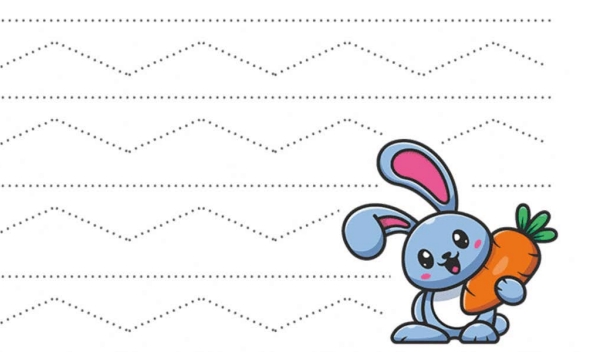 7页打包！图形曲线绘制练习图册7 亲子控笔描红线条图形认知游戏，电子版PDF可打印【超高质量】