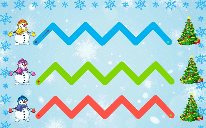 10页打包！初阶运笔3，亲子控笔描红线条图形认知游戏，电子版PDF可打印【超高质量】