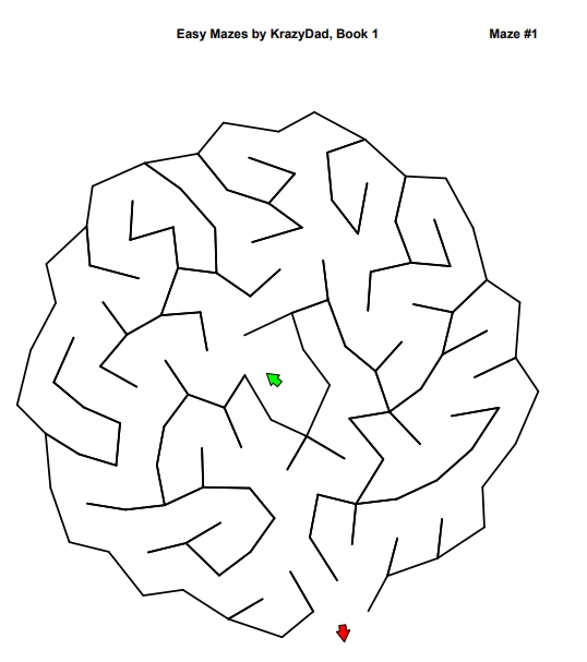 1000页打包！Easy Mazes (Ages 4-6)， 复杂迷宫 亲子游戏，电子版PDF可打印【超高质量】