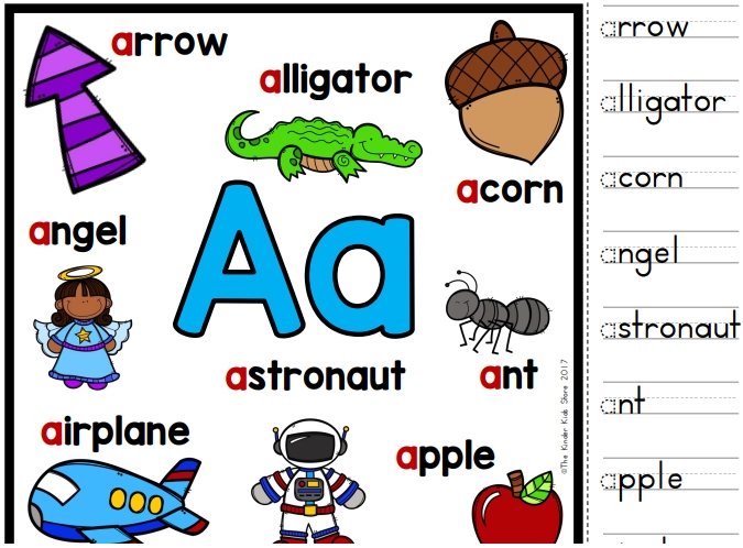 54页打包！26个英文字母海报，英文字母大小写，单词记忆学起来更容易，电子版PDF可打印【超高质量】