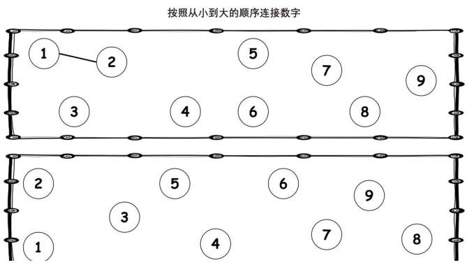 6页打包！按照顺序连接数字  亲子互动数字游戏 幼儿园数学启蒙教材 ，电子版PDF可打印【超高质量】
