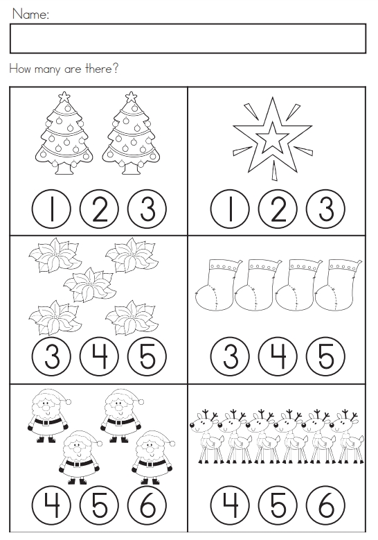 31页打包！圣诞节主题Christmas worksheet 亲子互动数学游戏 数学启蒙教材 ，电子版PDF可打印【超高质量】