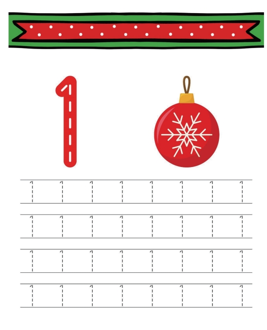 10页打包！数字书写练习   幼儿园数学启蒙教材，电子版PDF可打印【超高质量】