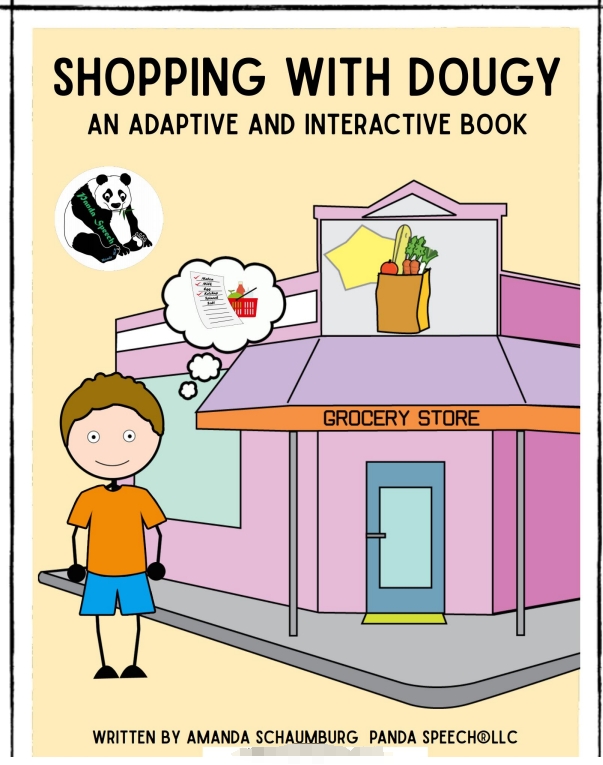 23页打包！Shopping with Dougy An Interactive and Adaptive Book 亲子安静书游戏教材，电子版PDF可打印【超高质量】