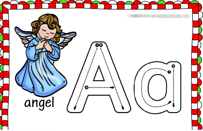 26页打包！圣诞字母卡，电子版PDF可打印【超高质量】