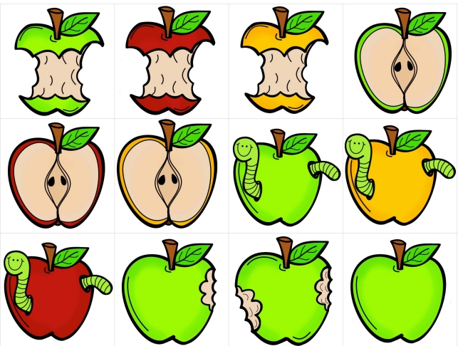 5页打包！苹果颜色分类，低幼系列亲子安静书游戏教材，电子版PDF可打印【超高质量】