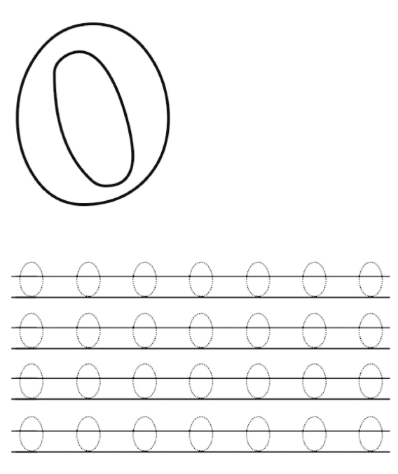 11页打包！数字0-10书写练习   亲子互动教学 幼儿园数学启蒙描摹教材，电子版PDF可打印【超高质量】