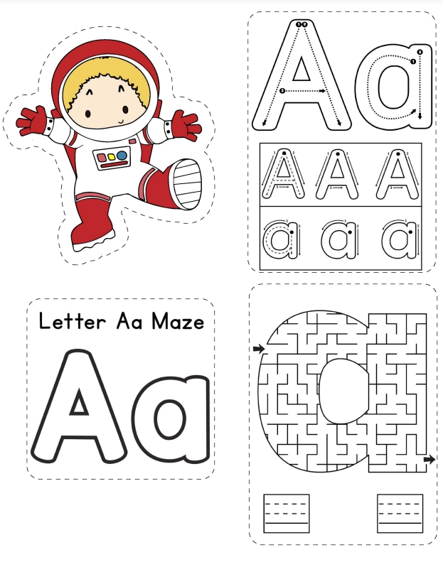 78页打包！26个英文字母迷宫，幼儿英语启蒙，电子版PDF可打印【超高质量】