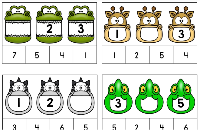 6页打包！哪个数字不见了 亲子互动数字游戏卡片 数学启蒙教材，电子版PDF可打印【超高质量】