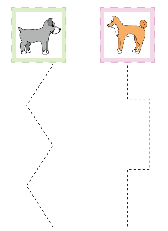 30页打包！基础画线30款， 亲子控笔描红线条图形认知游戏，电子版PDF可打印【超高质量】
