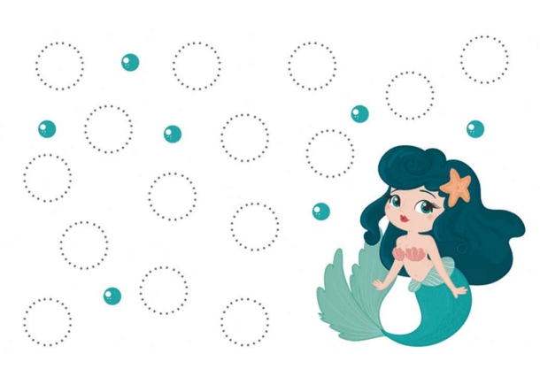 12页打包！形曲线绘制练习图册2 亲子控笔描红线条图形认知游戏，电子版PDF可打印【超高质量】